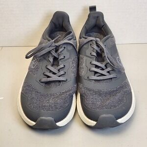 Giesswein Wool Peak Running Shoe Women's 40 (US-9) Gray Knit Athletic Sneaker